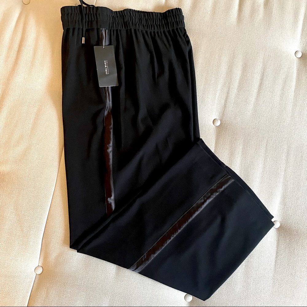 NEW! Zara Satin Stripe Pants